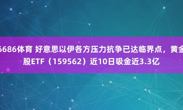 6686体育 好意思以伊各方压力抗争已达临界点，黄金股ETF（159562）近10日吸金近3.3亿
