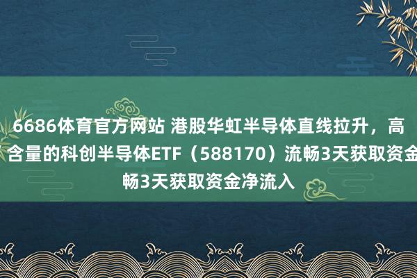 6686体育官方网站 港股华虹半导体直线拉升，高“建立”含量的科创半导体ETF（588170）流畅3天获取资金净流入