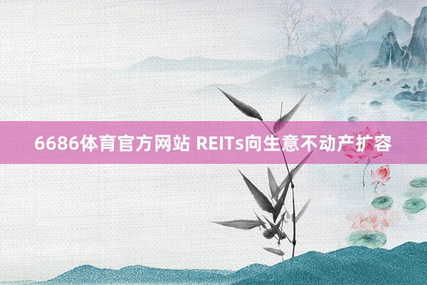 6686体育官方网站 REITs向生意不动产扩容