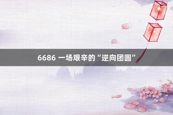 6686 一场艰辛的“逆向团圆”