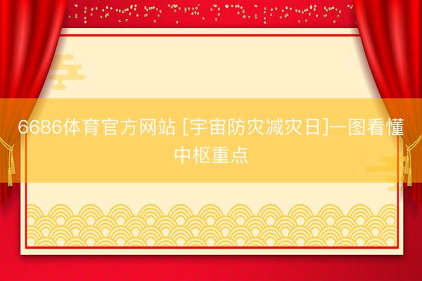 6686体育官方网站 [宇宙防灾减灾日]一图看懂中枢重点