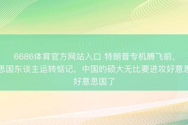 6686体育官方网站入口 特朗普专机腾飞前，好意思国东谈主运转惦记，中国的硕大无比要进攻好意思国了
